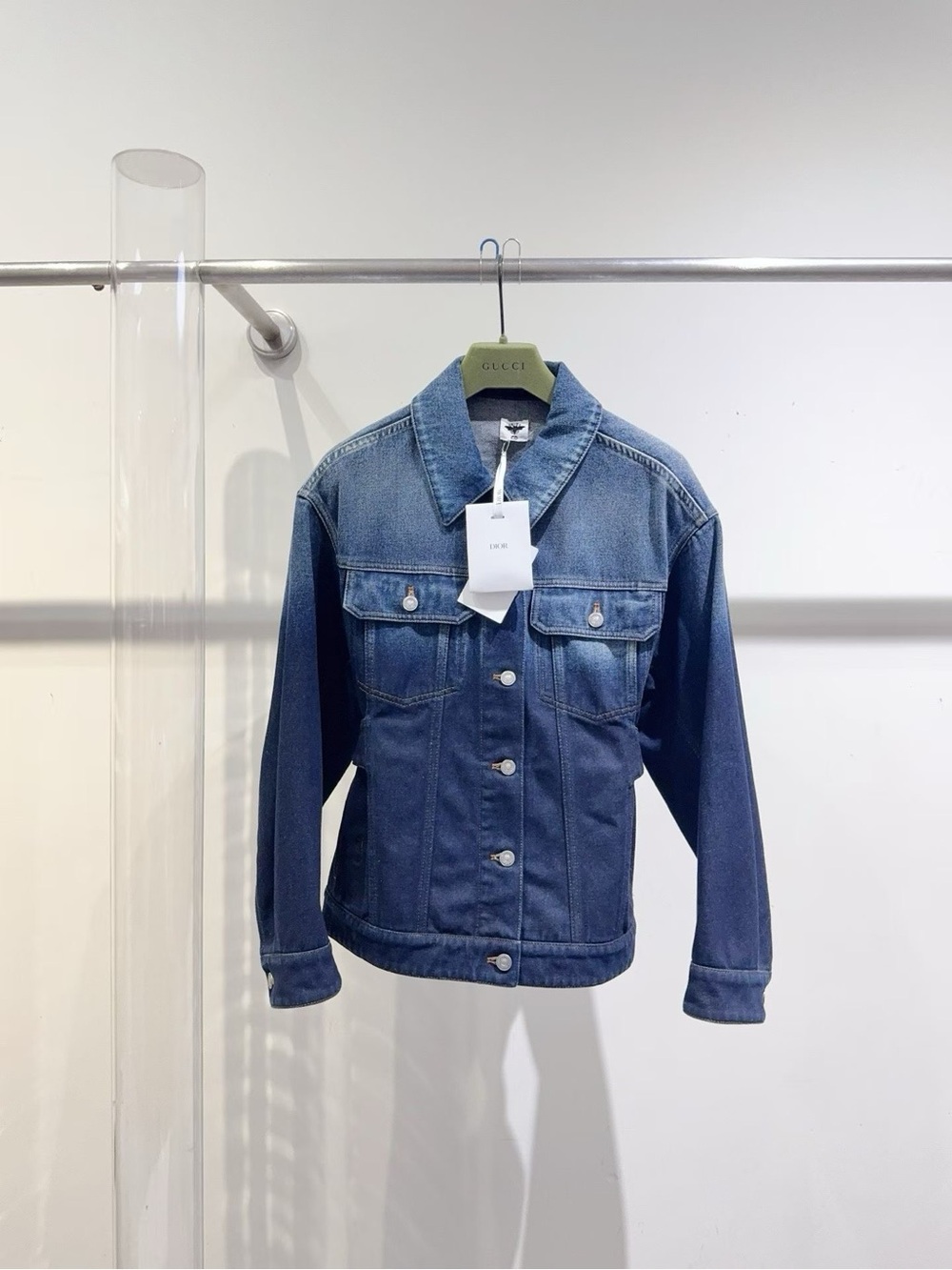 🚩steal Dior Women's Blue Denim Jacket